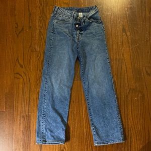 Brad new H&M High rise mom jeans